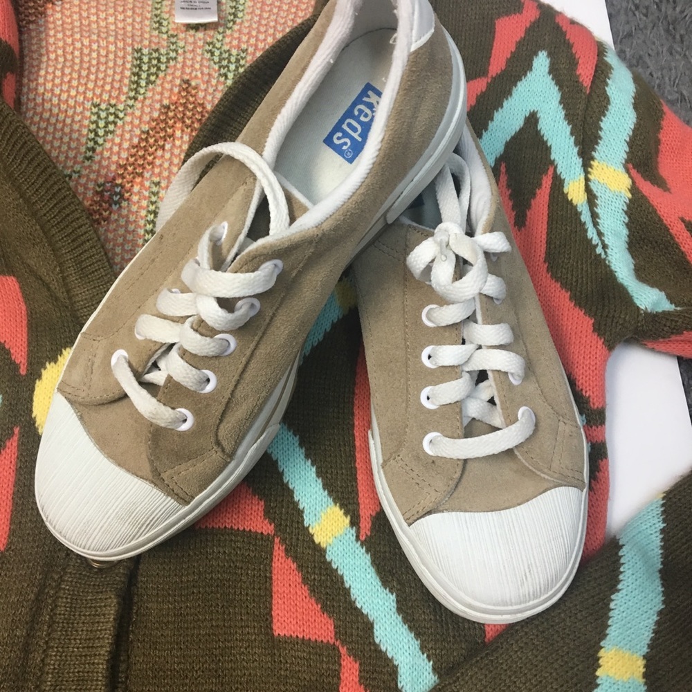 Keds- Tan Suede- Sz 8